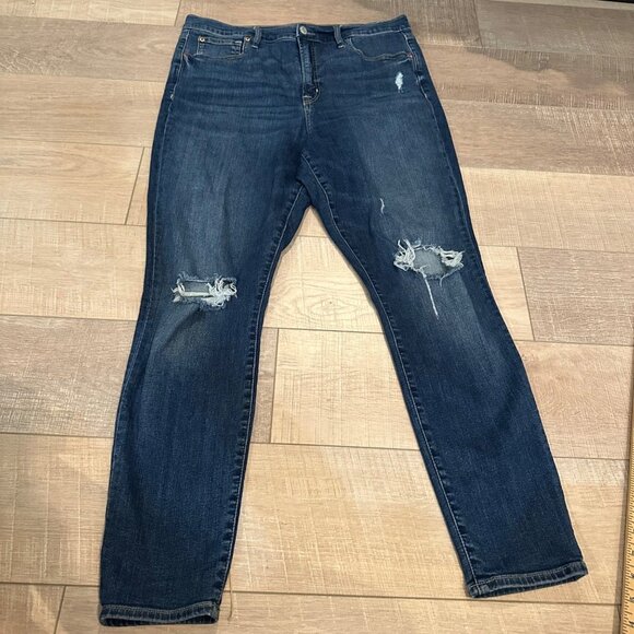 GAP WOMENS 16/33R TRUE SKINNY DENIM JEANS - Picture 1 of 11